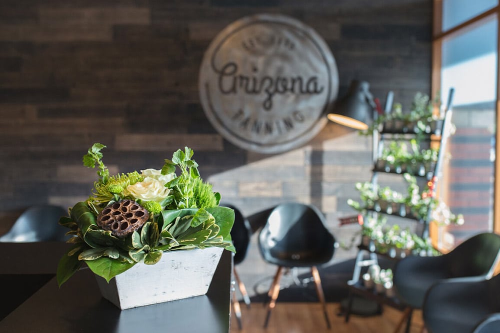 salon flower decor