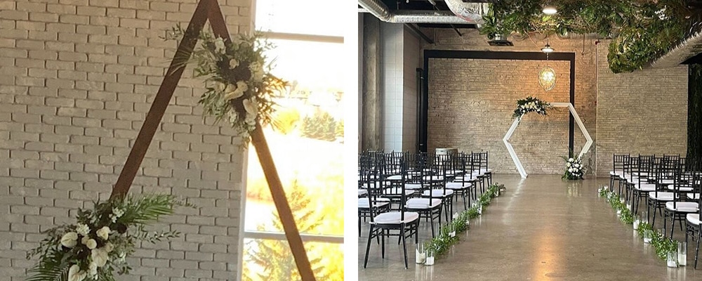 Wedding decor archways